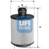 Filtro de aceite UFI 25.112.00