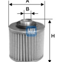 Filtro de aceite UFI 25.514.00