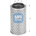 Filtro de aire UFI 27.007.00