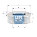 Filtro de aire UFI 27.076.00