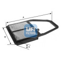 Filtro de aire UFI 30.228.00