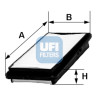 Filtro de aire UFI 30.347.00