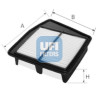 Filtro de aire UFI 30.408.00