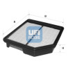 Filtro de aire UFI 30.471.00
