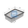 Filtro de aire UFI 30.491.00