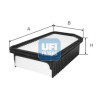 Filtro de aire UFI 30.627.00