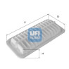 Filtro de aire UFI 30.639.00