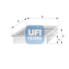 Filtro de aire UFI 30.893.00