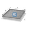Filtro de aire UFI 30.A24.00