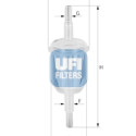 Filtro combustible UFI 31.012.00