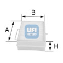 Filtro, aire habitáculo UFI 53.066.00