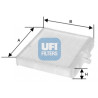 Filtro, aire habitáculo UFI 53.106.00