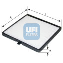 Filtro, aire habitáculo UFI 53.126.00