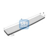 Filtro, aire habitáculo UFI 53.158.00