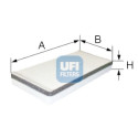 Filtro, aire habitáculo UFI 53.162.00