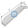 Filtro, aire habitáculo UFI 53.257.00