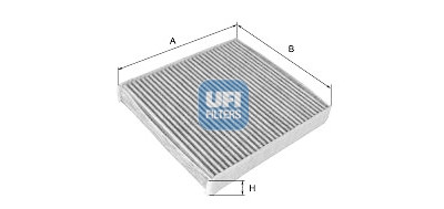 Filtro, aire habitáculo UFI 54.101.00