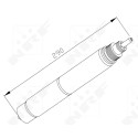Filtro deshidratante, aire acondicionado NRF 33197
