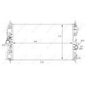 Radiador, refrigeración del motor NRF 59076