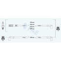 Juego de cables de encendido FAE 83110