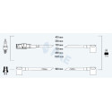 Juego de cables de encendido FAE 85050