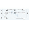 Juego de cables de encendido FAE 85087
