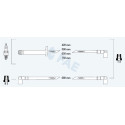 Juego de cables de encendido FAE 85710