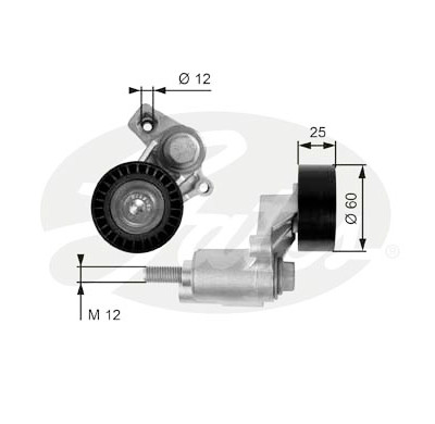 Polea tensora, correa poli V DriveAlign®