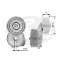 Tensor de correa, correa poli V DriveAlign®