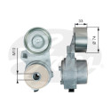 Tensor de correa, correa poli V DriveAlign®