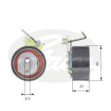 Polea tensora, correa dentada PowerGrip®