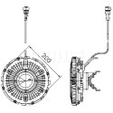 Embrague, ventilador del radiador