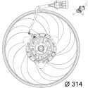 Ventilador, refrigeración del motor