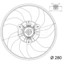 Ventilador, refrigeración del motor