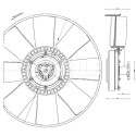Ventilador, refrigeración del motor