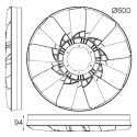 Núcleo ventilador, refr. motor