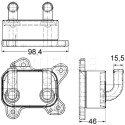 Radiador de aceite, aceite motor