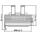 Radiador de aceite, aceite motor
