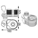 Radiador de aceite, aceite motor