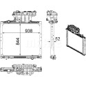 Radiador, refrigeración del motor