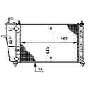 Radiador, refrigeración del motor