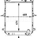 Radiador, refrigeración del motor