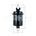Filtro combustible MAHLE ORIGINAL KL 111