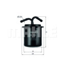 Filtro combustible MAHLE ORIGINAL KL 134