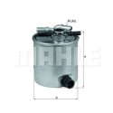 Filtro combustible MAHLE ORIGINAL KL 440/15