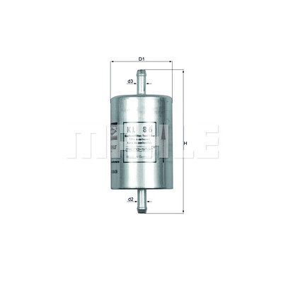 Filtro combustible MAHLE ORIGINAL KL 86