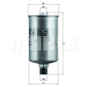 Filtro combustible MAHLE ORIGINAL KL 88