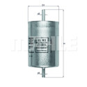 Filtro combustible MAHLE ORIGINAL KL 95