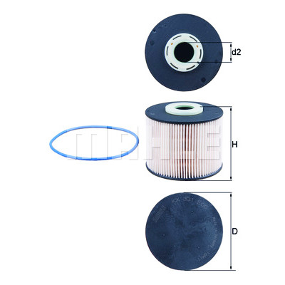 Filtro combustible MAHLE ORIGINAL KX 331D