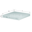 Filtro, aire habitáculo MAHLE ORIGINAL LA 158
